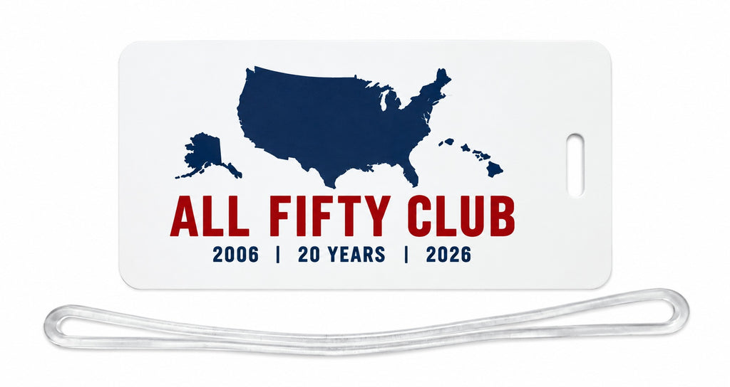 All 50 Club Luggage Tag