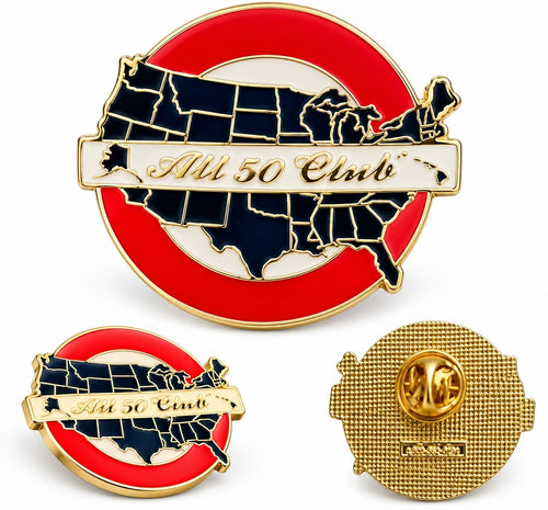 All 50 Club Membership, Certificate, and Pin