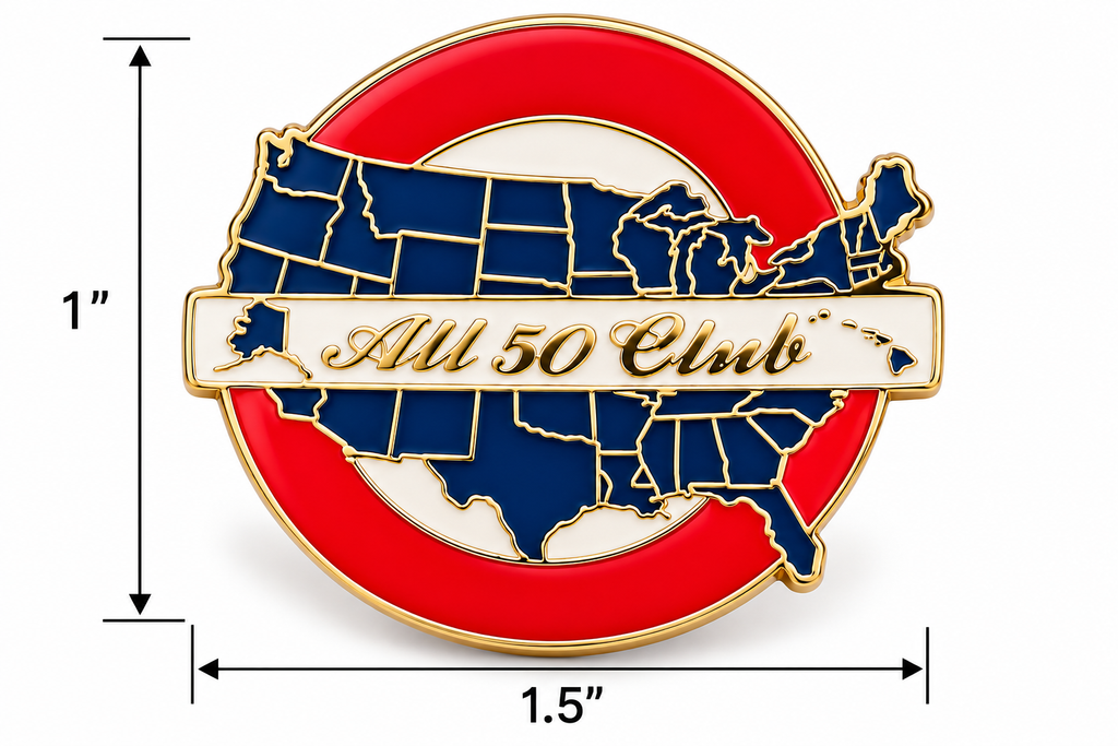 All Fifty Club Pin