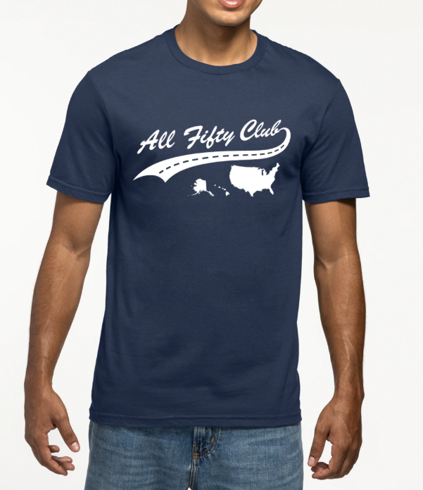 All Fifty Club Shirt Navy Unisex