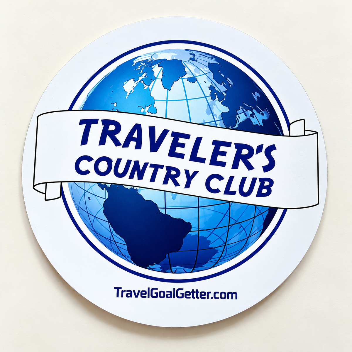 Traveler's Country Club Car Magnet